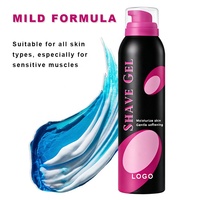 Gel de Rasage Auto-Émollient Transparent en Aérosol pour Adoucir la Barbe, Emballage Économique Bag-on-Value
