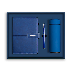 Caja de regalo de nuevo diseño 2024, juegos de Planificador de cuaderno de cuero Pu personalizados, diario y bolígrafo, juegos de regalo de recuerdo para eventos de negocios - Product Image 4