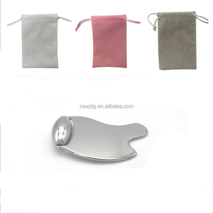 Rodillo facial inoxidable 304 Gua Sha Metal Gua Sha Herramientas faciales 304 Acero inoxidable Tratamiento facial para el cuerpo <span class=keywords><strong>guasha</strong></span> - Product Image 4