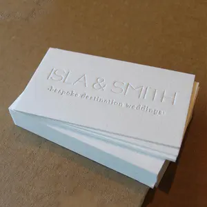 Custom Design Letterpress Calling Cards, Paper Printing Oem Gold Foil Business Card