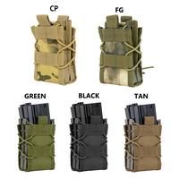 5.56mm 7.62mm Universal Mag Pouch Double Couche Utilitaire Molle Sac De Rangement Tactique Magazine Pouch
