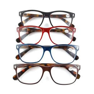 Lunettes <span class=keywords><strong>de</strong></span> <span class=keywords><strong>lecture</strong></span> pour femmes minces personnalisées Nouveau cadre en PC à la mode bon marché en plusieurs couleurs Orange bleu rouge blanc jaune marron - Product Image 1
