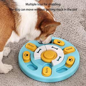 Wholesale Plastic Cartoon Interactive <b>Sliding</b> Module Slow Feeders Puzzle Bowl for Dogs-Mental Enrichment & Training - Product Image 4