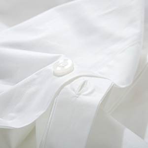 5 Star Hotel Luxury 4 Piece <strong>Set</strong> 80s 100s Pure Cotton White Satin Bed <strong>Sheet</strong> Linen - Product Image 2