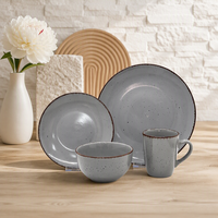 Service de table personnalisé en céramique et porcelaine carrée, en couleur unie, pour les plats de restaurant