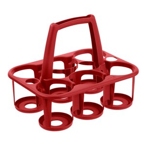 Portabotellas para cesta de 6 plazas COVER LINE Rojo 8075144688 - Product Image 1