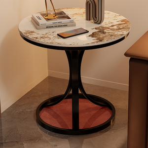 Vintage Rectangle Modern Light Side <strong>Table</strong> with Metal Frame <strong>for</strong> Living Room and Bedroom Sofa Cabinet <strong>Small</strong> Coffee <strong>Table</strong> <strong>Corner</strong> - Product Image 3