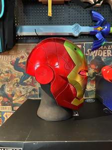 Casco de <span class=keywords><strong>Iron</strong></span> <span class=keywords><strong>Man</strong></span> MK5 Eléctrico con Control Táctil, Disfraz de Cosplay, Juguete Económico - Product Image 3