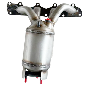 Alta calidad Euro 4 nuevo convertidor catalítico de tres vías Yueyang acero inoxidable para OPEL Vauxhall Vectra 1,6 colector de escape 1 - Product Image 2