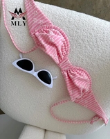 MLY Custom Print Dames Sexy Strandkleding Bikini Set Tweedelig Volledig Zwempak