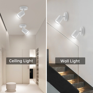 ไฟติดเพดานแบบราง <span class=keywords><strong>LED</strong></span> Cob สำหรับโฮมออฟฟิศ  แบบติดตั้งบนพื้นผิว  หลอดไฟเปลี่ยนได้  ดีไซน์อุตสาหกรรม  ขั้ว GU10  วัสดุเหล็ก  3000K-6000K - Product Image 6