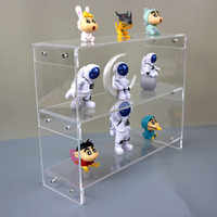 Anpassbare Transparente Plexiglas-Spielzeug-Aufbewahrungsbox Abschließbare Moderne Vitrine für POPMART Labubu Puppensammlung Fabrik