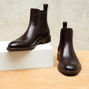 Chaussures habillées pour hommes de style britannique décontracté, de haute qualité, en cuir véritable, pour mariage, nouvelle collection, tendance - Product Image 2