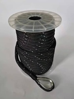 Ligne d'ancre en nylon torsadé pour bateaux marins, excellente qualité, couleur blanche, 1/2 pouces 50 pieds