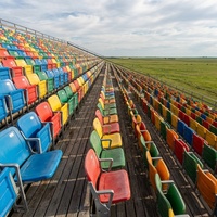Sillas de Arena para Espectadores, Banco de Aluminio Ergonómico con Diseño de Moldeo por Soplado, para Proyectos de Estadios Escolares, Servicio OEM Personalizado