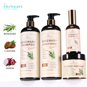 Natürliches Private Label Bio-Haarwuchs-<span class=keywords><strong>Shampoo</strong></span> für die Kopfhautpflege, sulfatfrei, Anti-Frizz, mit Minze und Rosmarinöl gegen Haarausfall - Product Image 2