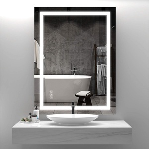 Modern Circular Frameless LED <b>Smart</b> <b>Mirror</b> Waterproof Backlight and Anti-Fog Wall <b>Mirror</b> for Bathroom Decoration - Product Image 4