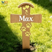 Décoration de jardin personnalisée pour animaux de compagnie, marqueur de tombe pour chien, croix commémorative, cadeaux pour la perte d'un animal, plaques commémoratives à insérer dans le sol