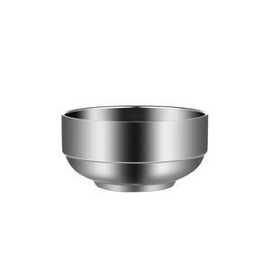 Double Layer Stainless Steel Rice Bowl 304 Food Grade Insulated For Home And Kids Meal - Product Image 3