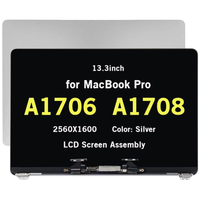 100% Baru Layar LCD 13.3 Inch untuk MacBook Pro Retina 13" A1706 A1708 LCD Lengkap 2016 2017 Pengganti Layar Laptop