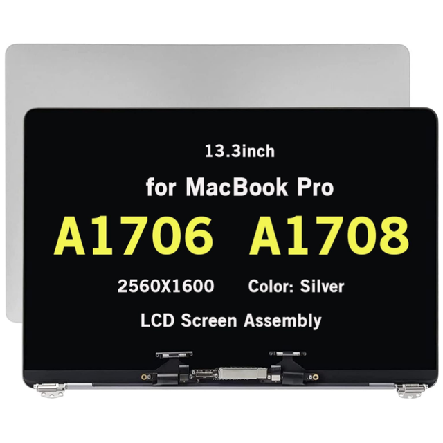 100% New 13.3 Inch LCD Screen Assembly for MacBook Pro Retina 13" A1706 A1708 Full LCD 2016 2017 Year Laptop Screen Replacement