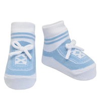 Fournisseur OEM/ODM 6 paires/boîte Logo personnalisé 0-12M Antidérapant-doux 12-24M Chaussettes de bébé garçon en coton avec boîte cadeau personnalisée