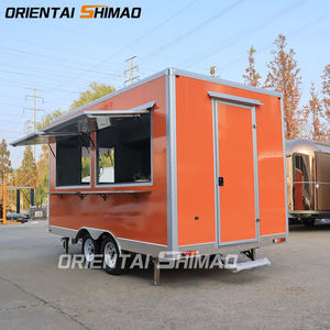 Nouvelle Concession Stand rétro nourriture Remorque Mobile fast food chariot conception friteuse Cuisine vintage restaurant dinde acheter food truck voiture - Product Image 3