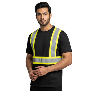 Camisetas de Seguridad de Alta Visibilidad con Logotipo Personalizado de Clush Industries, de Alta Calidad, Transpirables, Unisex, de Poliéster y Algodón, para la Construcción - Product Image 1
