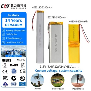 Литиевая аккумуляторная батарея Custom CNM 500 циклов, 1200 мАч, 2200 мАч, 3000 мАч, 12В, 3.7В, UL IEC, для медицинских устройств - Product Image 1