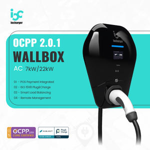 OCPP 2.0.1 app télécommande 4g pos terminal paiement station de charge de voiture électrique rapide 3 phases 7kw 22kw ev stations de charge - Product Image 1