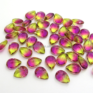 Lê Hình Dạng Dưa Hấu Tổng Hợp Loose Đá Quý Màu Tourmaline Tùy Chỉnh Đầy Màu Sắc Tinh Thể Thủy Tinh Đá Quý - Product Image 2