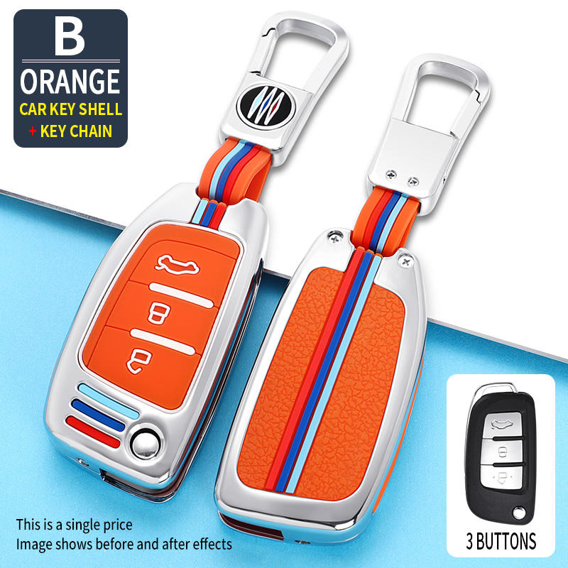 B 3 boutons orange