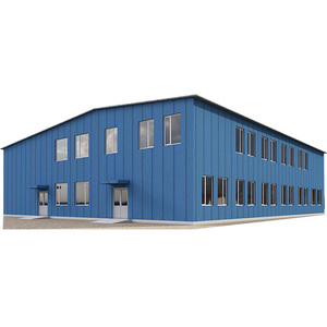 Usine de sécurité <span class=keywords><strong>Dessin</strong></span> d'agencement Usine de structure métallique préfabriquée Bâtiments industriels préfabriqués - Product Image 3