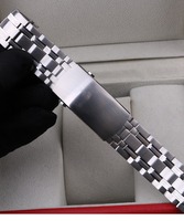 Pour 007 // 300/600 Original bracelet de montre en acier inoxydable massif hommes métal incurvé fin Bracelet 20mm
