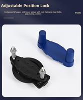 Tendeur de câble électrique aérien 50-300mm², pince à fil à montage supérieur pour un seul câble, accessoires électriques