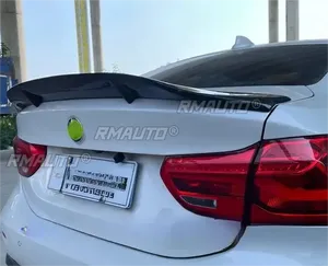 สปอยเลอร์หลังรถยนต์สีดำเงา สไตล์ PSM ชุดแต่งสปอยเลอร์หลังสำหรับรถยนต์ BMW ซีรีส์ 1 F52 ปี 2017-2023 อุปกรณ์ตกแต่งรถยนต์ - Product Image 6