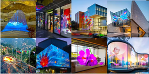 Film LED transparent flexible auto-adhésif pour vitrine, mur vidéo LED pour publicité commerciale en centre commercial - Product Image 6