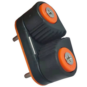 Serre-câble en nylon 29x64mm à double rouleau, support de câble, accessoire de bateau, quincaillerie marine - Product Image 2