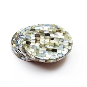 Sous-verres élégants en nacre pour tasses à thé et à café au meilleur prix, sous-verres décoratifs en nacre - Product Image 3