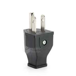 Adaptador de Enchufe Eléctrico Americano de 15A y 125V, Hembra a Macho, con Conexión a Tierra Automática y Enchufe Desmontable para Tomacorriente - Product Image 2