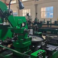 Nouvelle machine à tubes à ailettes spirales haute vitesse avec moteur de 11 kW pour la production rapide d'ailettes de chaudière