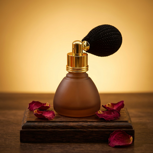 6ML Round Matte Glass Perfume Bottle with Gold Sprayer <b>Black</b> Airbag <b>Pump</b> Refillable Fragrance Atomizer for Cosmetic Packaging - Product Image 3