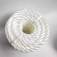 Ventes Flash : Corde de Mooring Marine Tressée en Polypropylène à 3 Brins pour Remorquage et Accostage