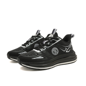 Chaussures de sport décontractées pour hommes, légères, confortables, antidérapantes, semelle résistante à l'usure, design absorbant les chocs, à lacets, souples - Product Image 1