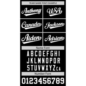 Jersey de béisbol con cuello en V personalizado, personalizada con nombre y número Camiseta deportiva, ropa de softbol para hombres, mujeres y jóvenes - Product Image 2