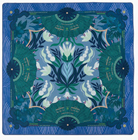 Tapis de Mahjong Personnalisé de Luxe Royal, Style Américain Classique, en Microfibre Imperméable, pour 4 Joueurs, Idéal pour le Divertissement