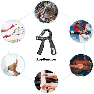 Allenatore per la Forza della Presa con Contatore e Resistenza Regolabile, per Avambraccio e <span class=keywords><strong>Mani</strong></span>, per Fitness e Allenamento - Product Image 6