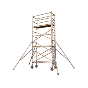 Échafaudage de travail en aluminium, échafaudage mobile pour la communication et la transmission d'énergie - Product Image 1