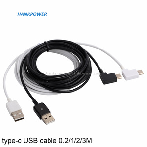 Cavo di ricarica USB da <span class=keywords><strong>A</strong></span> USB C con angolo di 90 gradi tipo C cavo dati di carica - Product Image 5