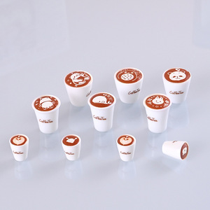Accessoires DIY exclusifs transfrontaliers pour tasses à café en résine plastique, pour l'art latte et le <span class=keywords><strong>dessin</strong></span> <span class=keywords><strong>animé</strong></span>, avec technique d'huile goutte à goutte - Product Image 2